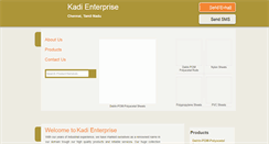 Desktop Screenshot of kadienterprise.co.in